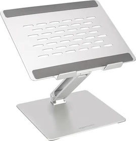 AmazonBasics DS-ALS001, verstellbarer Ständer, Notebook-Stand 10-17.3", silber