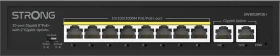 Strong Desktop Gigabit Switch, 10x RJ-45, 100W PoE+ (SW8010POE+)