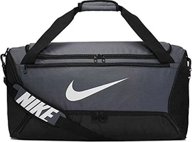Nike Brasilia Medium Sporttasche flint grey/black/white