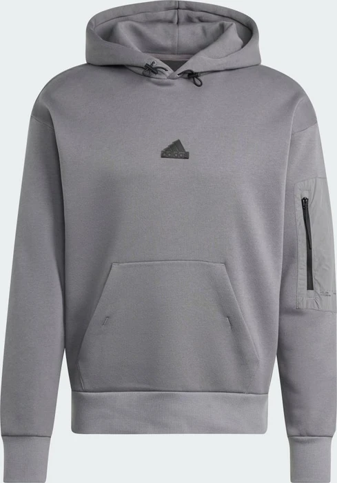 adidas City Escape Fleece Hoodie grey four (Herren)