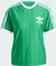 adidas Adicolor 3-Streifen Pinstripe T-Shirt kurzarm grün (Damen) Vorschaubild