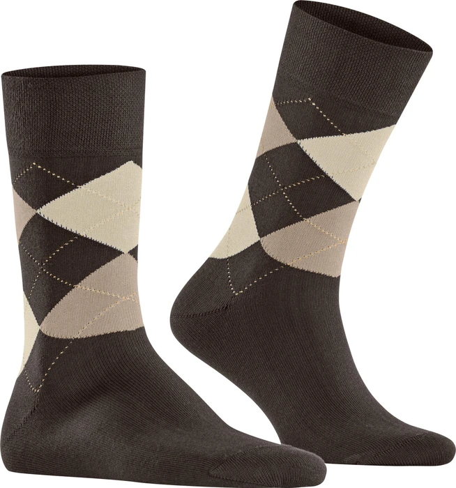 Falke Sensitive Argyle Socken dark brown (Herren)