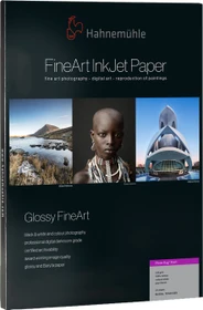 Hahnemühle Digital Glossy FineArt Photo Rag Pearl Fotopapier perlglänzend naturweiß, A2, 320g/m², 25 Blatt