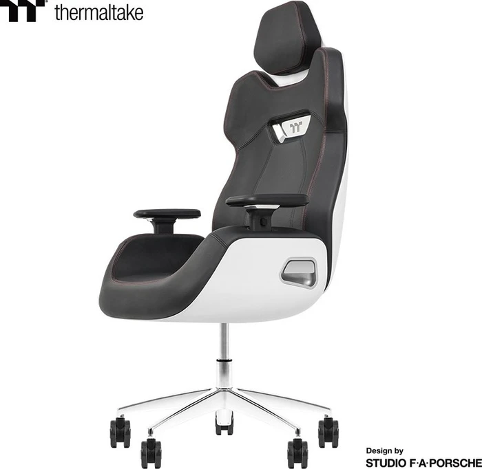 Thermaltake ARGENT E700 Gamingstuhl, schwarz/weiß