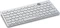 Kensington Multi-Device Dual Wireless Compact Keyboard, silber/weiß, USB/Bluetooth, UK Vorschaubild