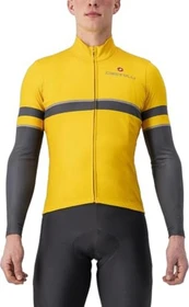 Castelli Retta Trikot langarm goldenrod/dark gray (Herren)