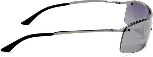 Ray-Ban RB3183 Top Bar 63mm silber/polarized silber verspiegelt (Herren)