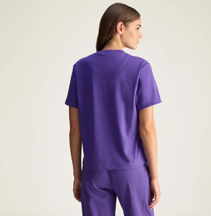 adidas by Stella McCartney TrueCasuals Regular Sportswear T-Shirt kurzarm alpine violet-smc (Damen)