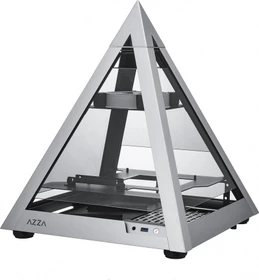 AZZA Pyramid Mini 806, Glasfenster, Mini-ITX