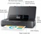 HP OfficeJet 200 Mobile, Tinte, mehrfarbig Vorschaubild