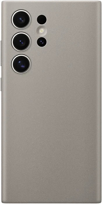 Samsung Hochuen Vegan Leather Case für Galaxy S24 Ultra taupe