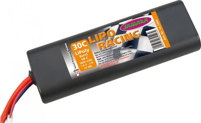 Jamara Akkupack LiPo-Racing 7.4V 5000mAh 2N