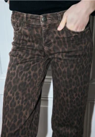 Street One Studio Wide Leg Jeans leo print washed (Damen)