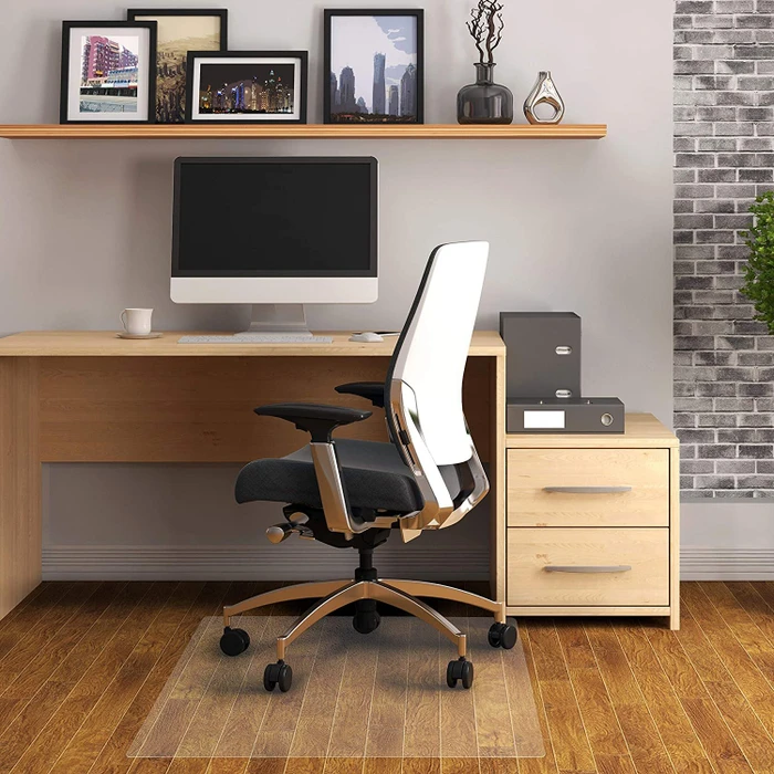 Floortex Cleartex Advantagemat Bodenschutzmatte für Hartböden, transparent, Vinyl