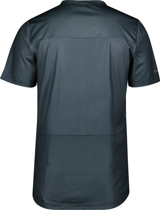 Scott Trail Flow Pro Trikot kurzarm nightfall blue/lemongrass yellow (Herren)