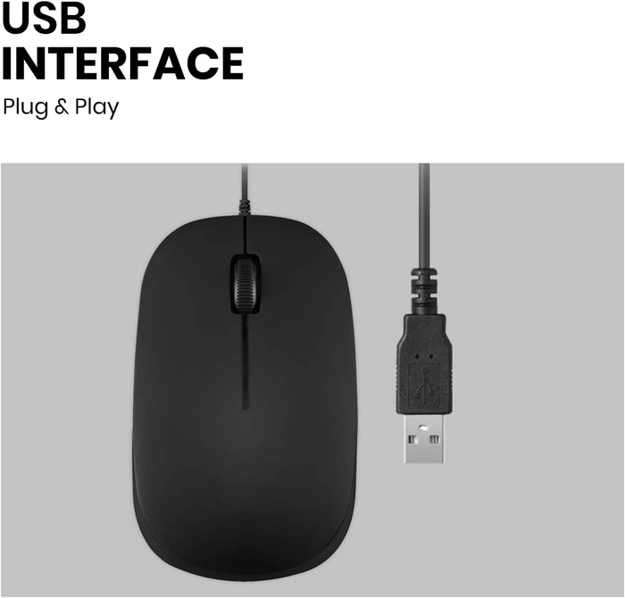 Perixx PERIMICE-201U schwarz, USB