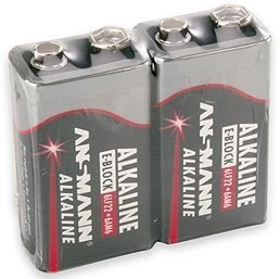 Ansmann Alkaline 9V-Block, 2er-Pack
