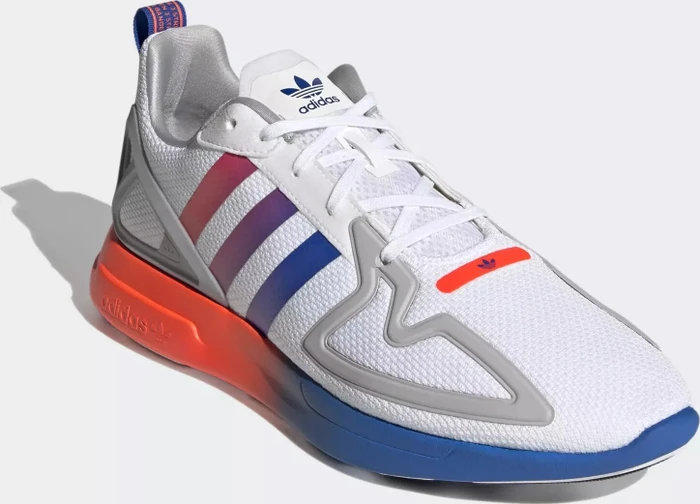 adidas ZX 2K Flux cloud white/core black/blue (Herren)
