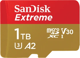 SanDisk Extreme R190/W130 1TB Kit, UHS-I U3, A2, Class 10