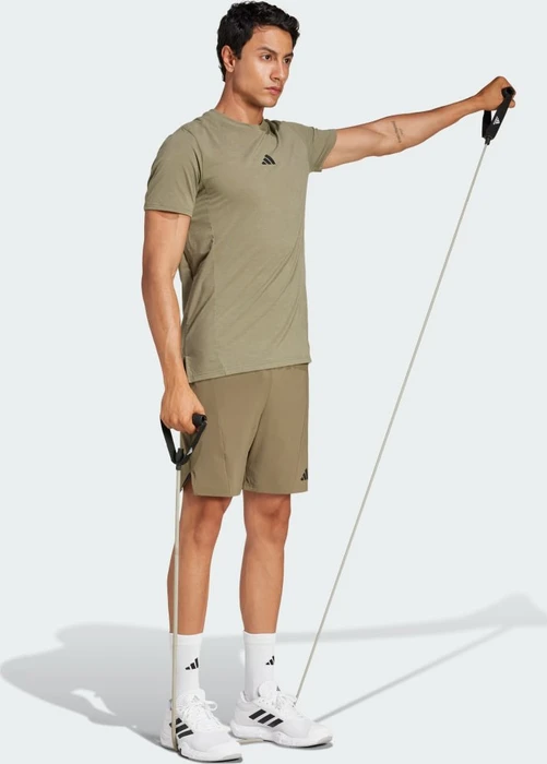 adidas Designed for Training Workout Trainingshose kurz olive strata (Herren)