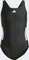 adidas 3-Streifen C-Back Badeanzug schwarz/weiß (Junior) Vorschaubild