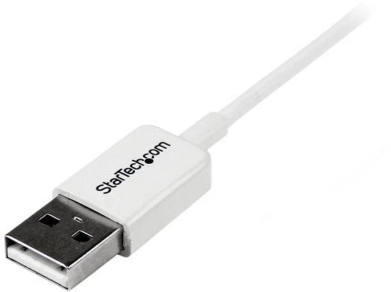 StarTech USB-A 2.0 auf USB 2.0 Micro-B Adapterkabel weiß, 2m (USBPAUB2MW)