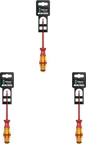 Wera Kraftform Plus Serie 100 VDE 160i SB Schlitz Schraubendreher, 3.5x100mm