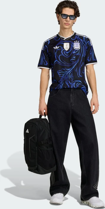 adidas FIFA WM 2026 Argentinien Auswärtstrikot kurzarm black/lucid blue/blue burst (Herren)
