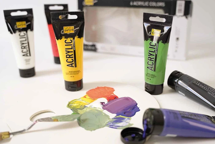 Kreul Solo Goya Acrylfarbe, 6 Farben, 100ml, 6er-Set