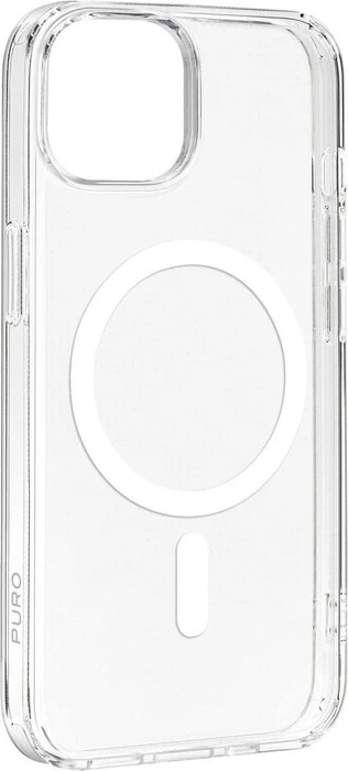 Puro Lite Mag Cover für Apple iPhone 15 transparent