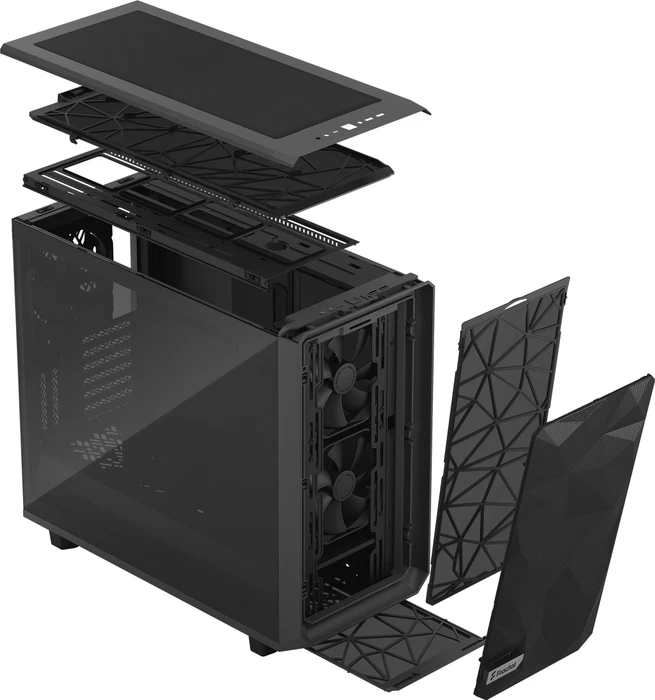 Fractal Design Meshify 2 Gray TG Light Tint, Glasfenster