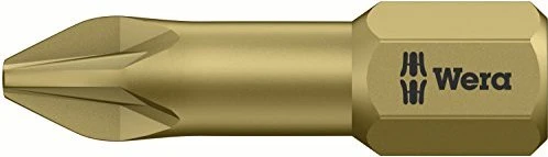 Wera 855/1 TH SB Pozidriv Bit 1/4", PZ3x25mm, 2 Stück