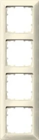 Siemens DELTA line Rahmen 4-Fach, 293x80mm, elektroweiß
