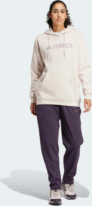adidas Terrex Multi Large Logo Hoodie putty mauve (Damen)