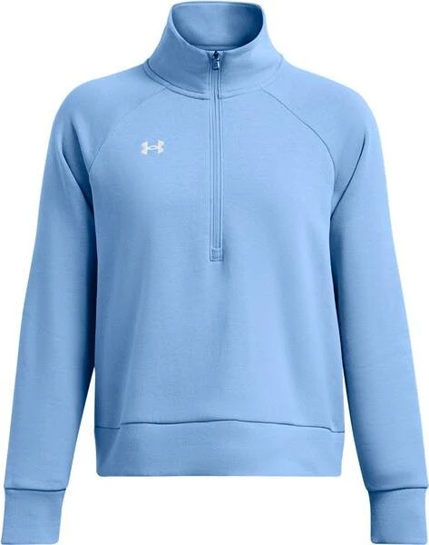 Under Armour Rival Fleece Zip Sweatshirt horizon blue/white (Damen)