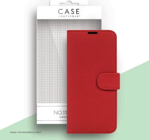Case FortyFour No.11 für Samsung Galaxy S21+ rot