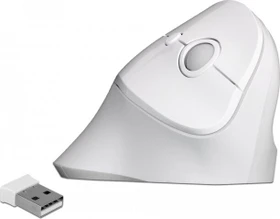 DeLOCK Ergonomische USB Maus vertikal weiß, kabellos, USB (12596)