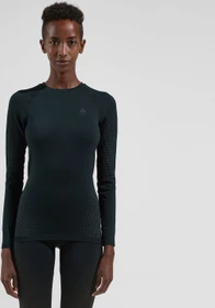 Odlo Performance Warm Eco Funktionsshirt langarm black/new odlo graphite grey (Damen)
