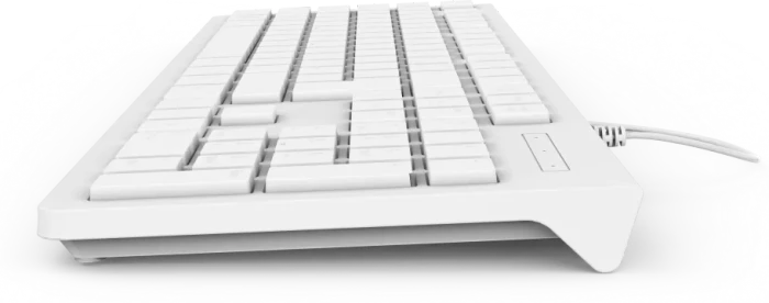 Hama KC-200 Basic Tastatur, weiß, USB, DE
