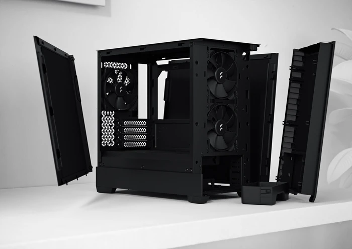 Fractal Design Pop Mini Silent Black TG Clear Tint, Glasfenster, schallgedämmt