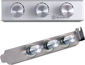 SilverStone FP33 silber, 3.5" Lüftersteuerung 3-Kanal