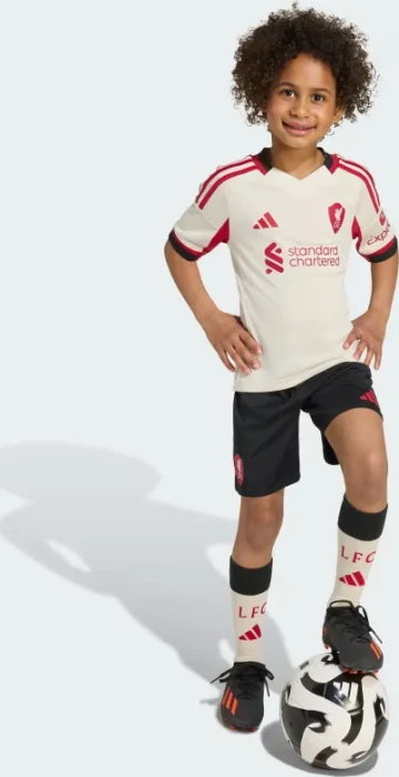 adidas Liverpool FC 2025/2026 Auswärtsausrüstung (Junior)