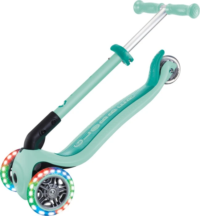 Globber Foldable Lights Kickboard mint