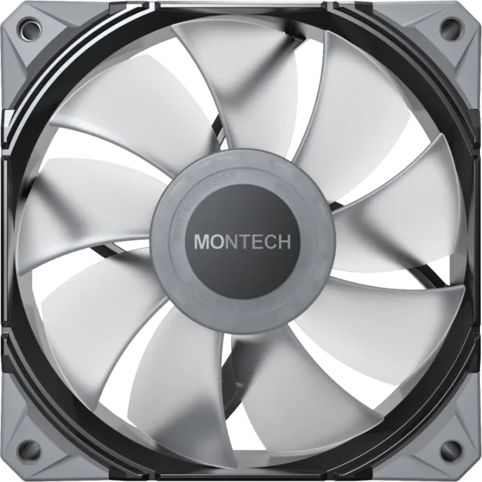 Montech E28 ARGB, schwarz, Lüftersteuerung, 120mm, 3er-Pack
