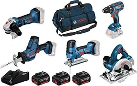 Bosch Professional Akku-Maschinenset inkl. Tasche + 3 Akkus 4.0Ah
