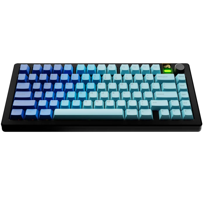 Glorious GPBT Gradient V2 Keycaps, Kunststoff (PBT), Ocean, blau, 131 Tasten, ANSI-US