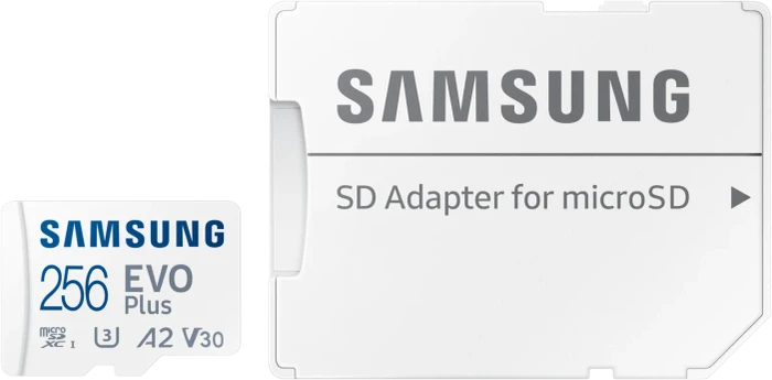 Samsung EVO Plus 2024 R160 256GB Kit, UHS-I U3, A2, Class 10
