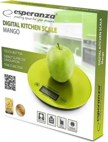 Esperanza EKS003G Mango digitale Küchenwaage grün