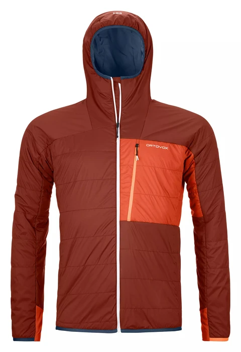 Ortovox Swisswool Piz Duan Funktionsjacke clay orange (Herren)