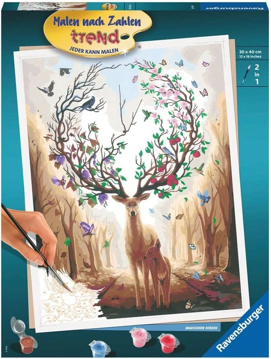 Ravensburger Malen nach Zahlen Magischer Hirsch